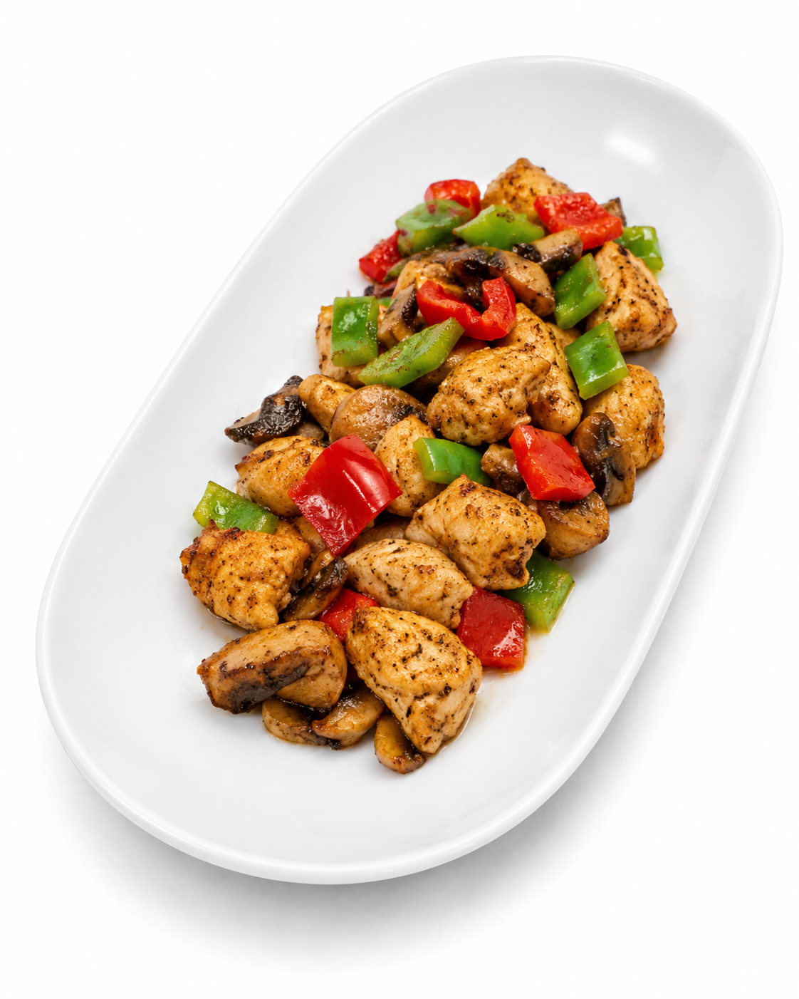 Marinated Grilled Chicken with Roasted Vegetables