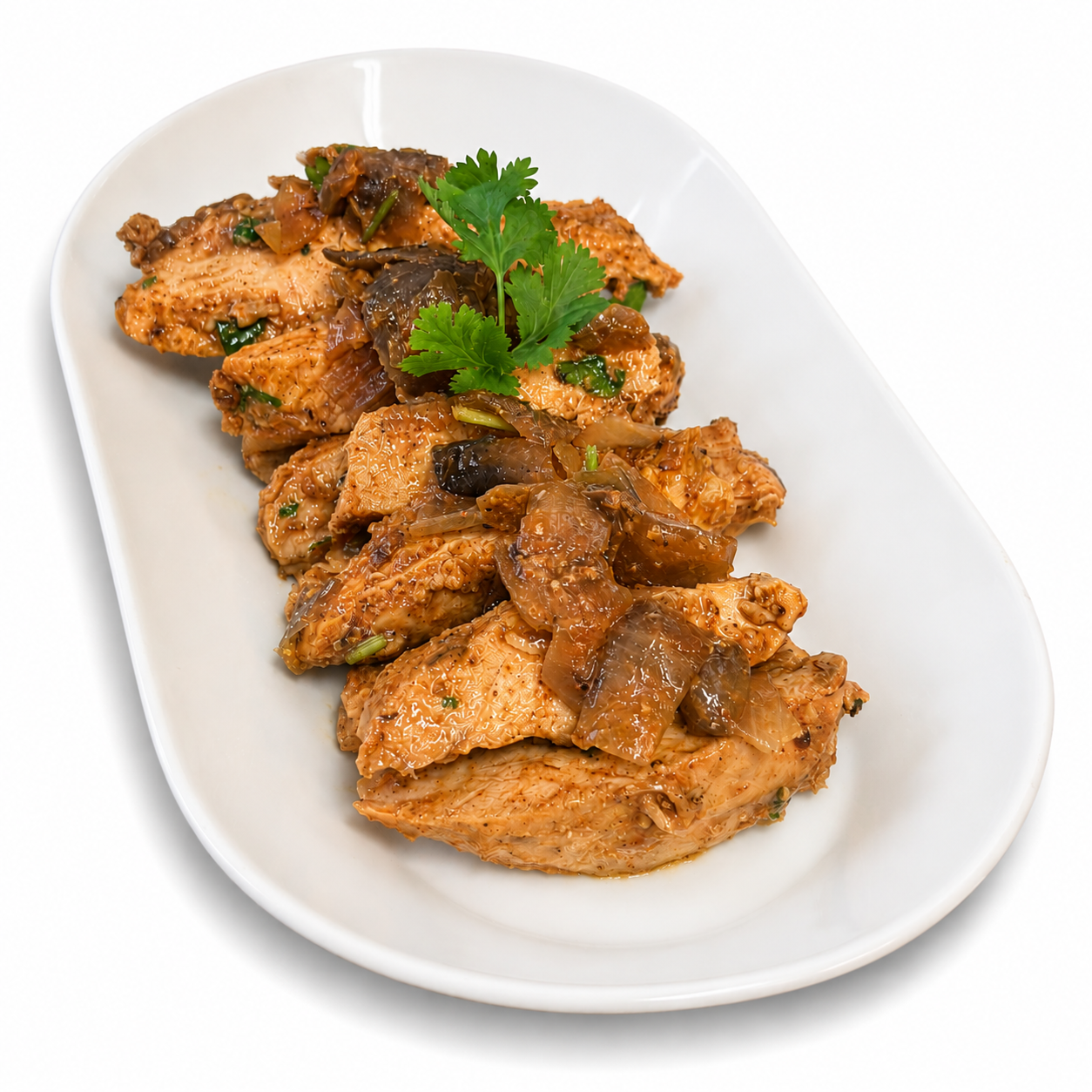 Pollo a la plancha con especias aromáticas de la India (Tandoori)