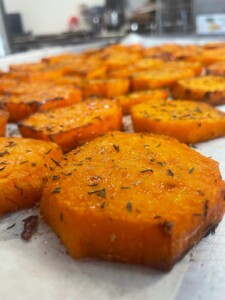 Roasted Sweet Potatoes with Thyme